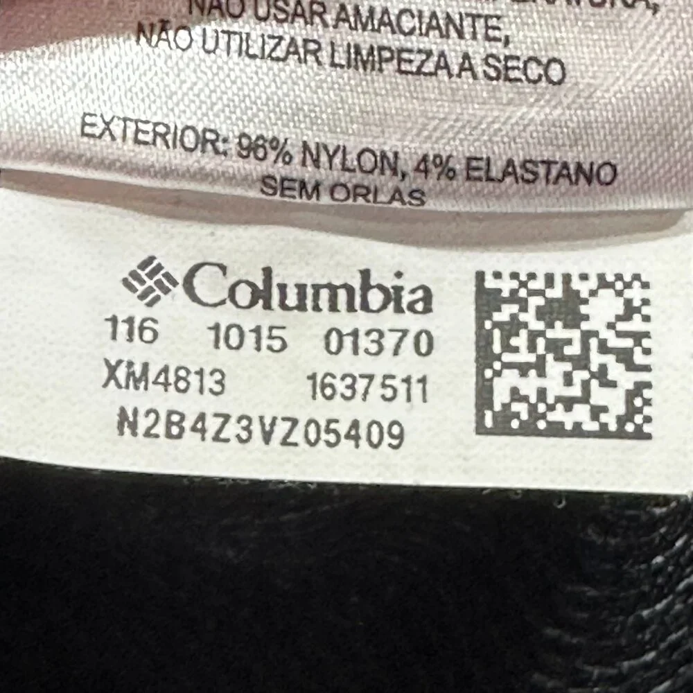 Columbia Jasper Butte Shorts‎ Black Size 38x10 Style# XM4813 Nylon Cargo